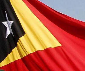 пазл Флаг Восточного Тимора